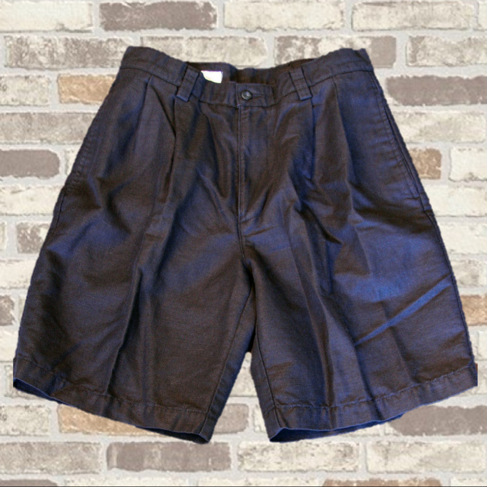 Vintage Walking Shorts 32" Dockers Linen Cotton